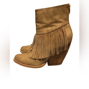 Very Volatile Fringe booties